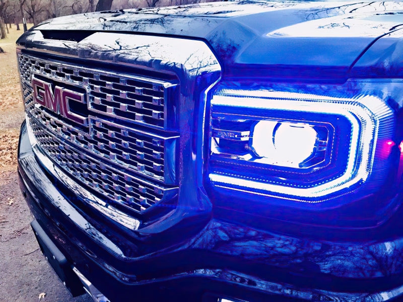 Oracle 16-18 GMC Sierra Headlight DRL Upgrade Kit - ColorSHIFT w/ BC1 Controller