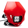 Squadron 2.0 Sport Motorcycle (A/C) LED Headlight Kit w/Shell Universal Spot Clear Baja Designs