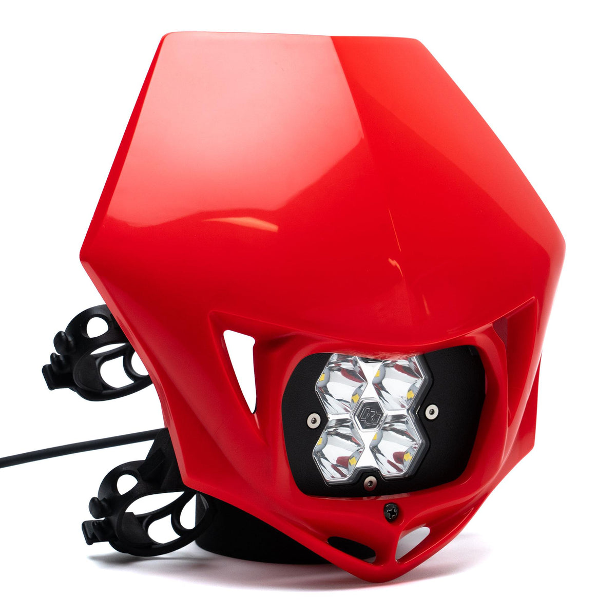 Squadron 2.0 Sport Motorcycle (A/C) LED Headlight Kit w/Shell Universal Spot Clear Baja Designs