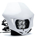 Squadron 2.0 Sport Motorcycle (D/C) LED Headlight Kit w/Shell Universal White Spot Clear Baja Designs