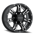 Aluminum Wheels 16x6 Arsenal Trailer 840 Machined Face Matte Black 0 Offset 8 on 165.1 Bolt Pattern 124.46 Bore Raceline