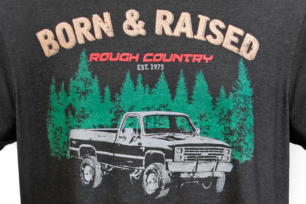 Rough Country Born & Raised T Shirt Men Rough Country