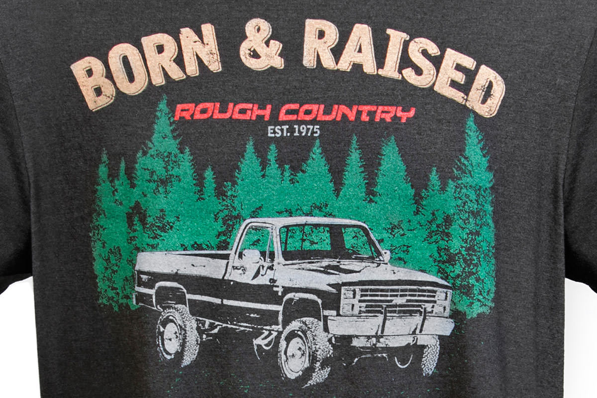 Rough Country Born & Raised T Shirt Men Rough Country