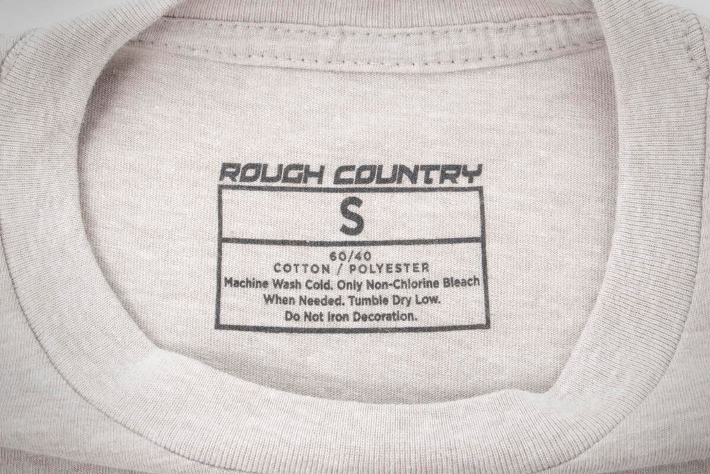 RC Grey Logo T Shirt Men Rough Country