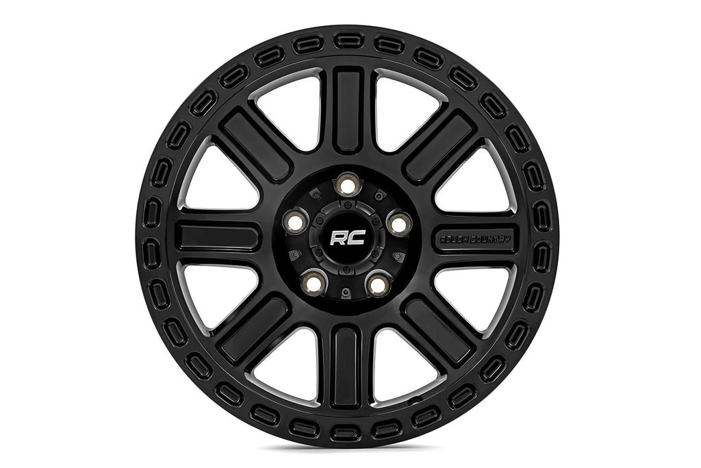 84 Series Wheel Gloss Black 17x8.5 Rough Country