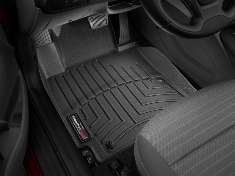 WeatherTech 14+ Kia Forte Front FloorLiner - Black