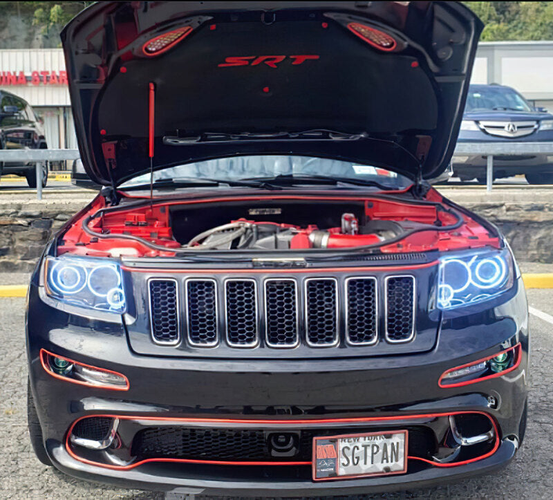 Oracle Jeep Grand Cherokee 11-13 Triple Halo Kit - ColorSHIFT w/ 2.0 Controller