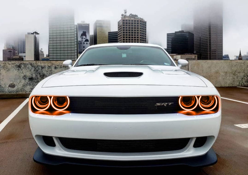 Oracle 15-21 Dodge Challenger LED Waterproof Halo Kit - ColorSHIFT - BC1