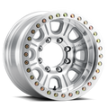Raceline RT233 Monster 17x9.5in / 5x139.7 BP / -32mm Offset / 107.95mm Bore- Machined Beadlock Wheel