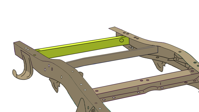 Rust Buster Spare Tire Crossmember