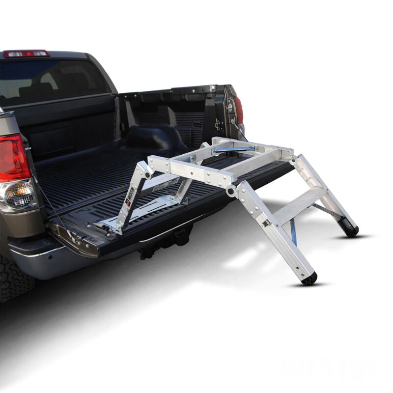 Westin Truck-Pal Tailgate Ladder - Aluminum