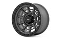 85 Series Wheel Simulated Beadlock Gunmetal Gray/Black 17x9 Rough Country