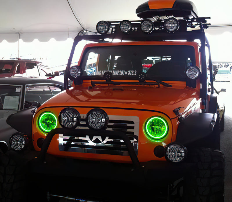 Oracle Jeep Wrangler 07-17 Halo Kit - ColorSHIFT w/ 2.0 Controller