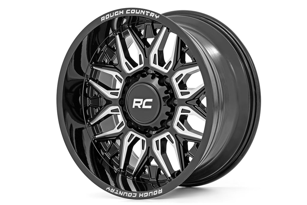 86 Series Wheel One-Piece Gloss Black 20x10 Rough Country