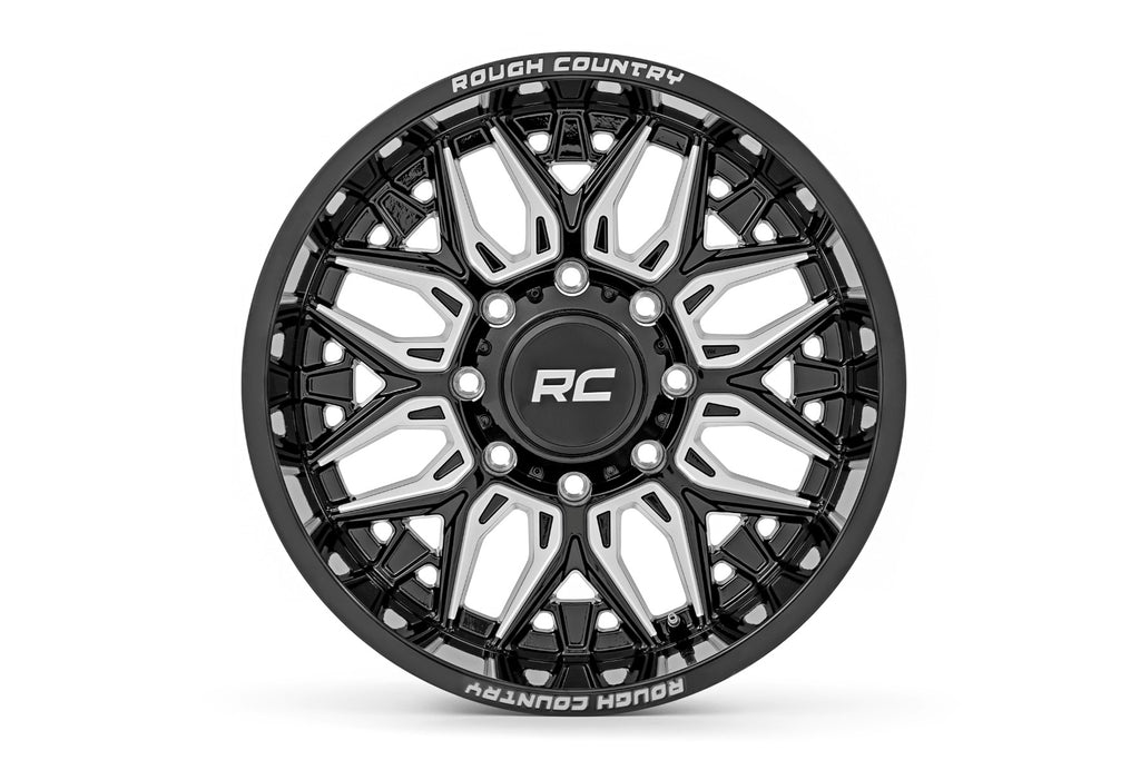 86 Series Wheel One-Piece Gloss Black 20x10 Rough Country