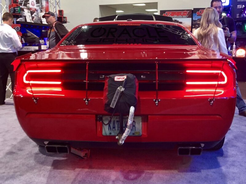 Oracle Dodge Challenger 08-14 LED Waterproof Afterburner Kit - Red