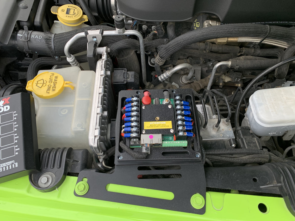 BantamX w/ Green LED Switch panel for JK 2007-2008
