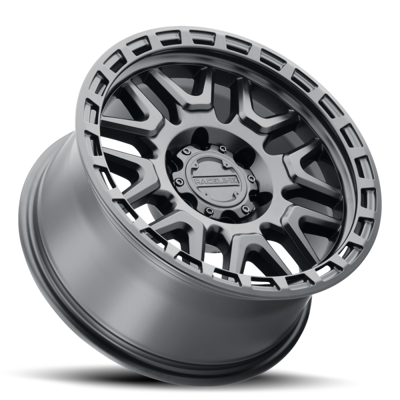 Raceline 953B Krank 20x9in / 6X135 BP / 0mm Offset / 87.1mm Bore - Satin Black