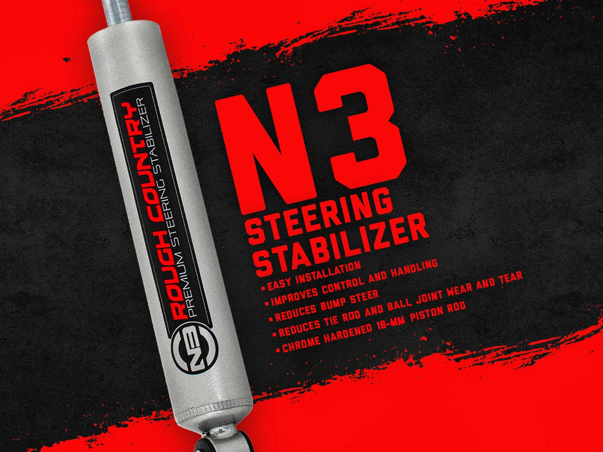 N3 Steering Stabilizer Multiple Makes & Models (Ford/Mazda) Rough Country