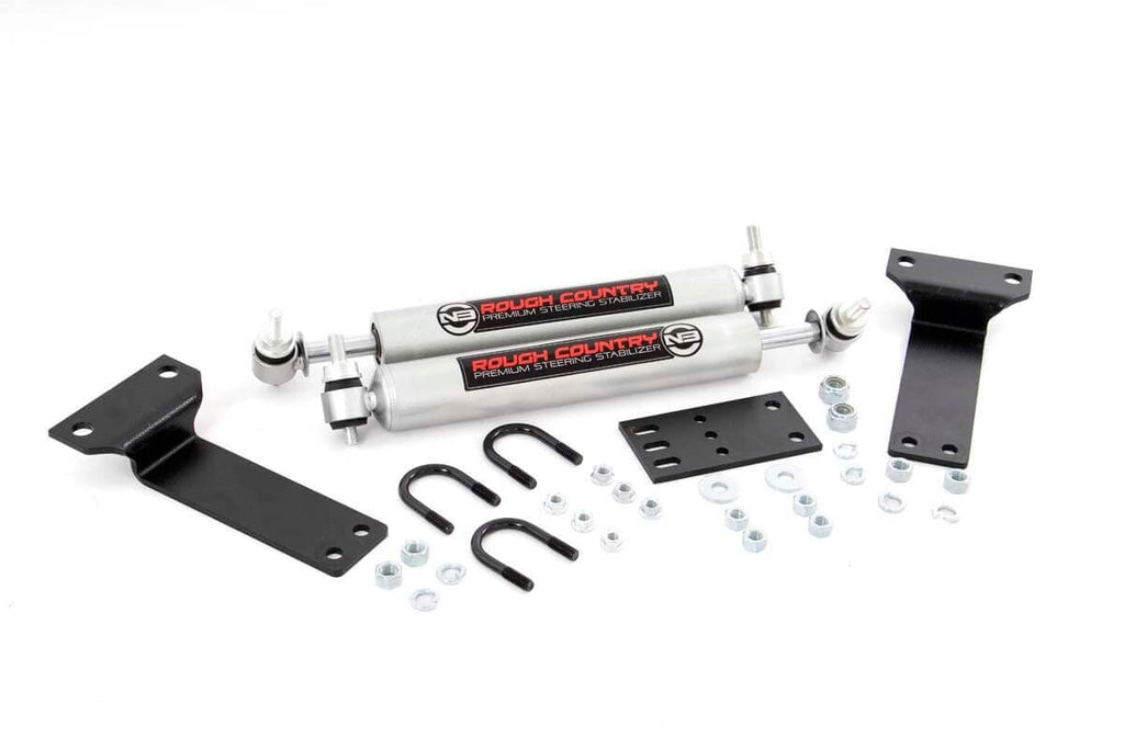 N3 Steering Stabilizer Dual 2-8 Inch Lift Ford Excursion (00-05)/Super Duty (99-04) Rough Country