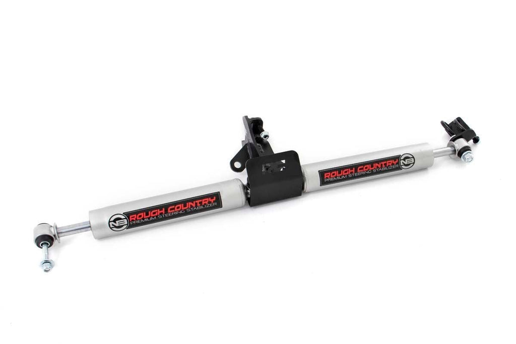 N3 Steering Stabilizer Dual 4 Inch Lift Jeep Grand Cherokee WJ (99-04) Rough Country