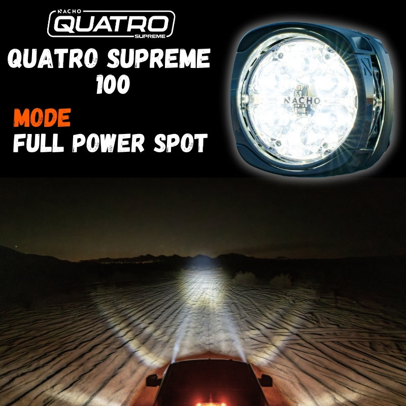 Nacho Lighting Quatro Off-Road 4in. Supreme 100 Lights
