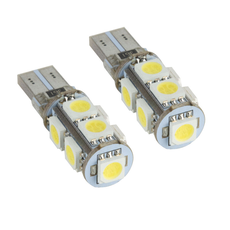 Oracle T10 9 LED 3 Chip SMD Bulbs (Pair) - Cool White