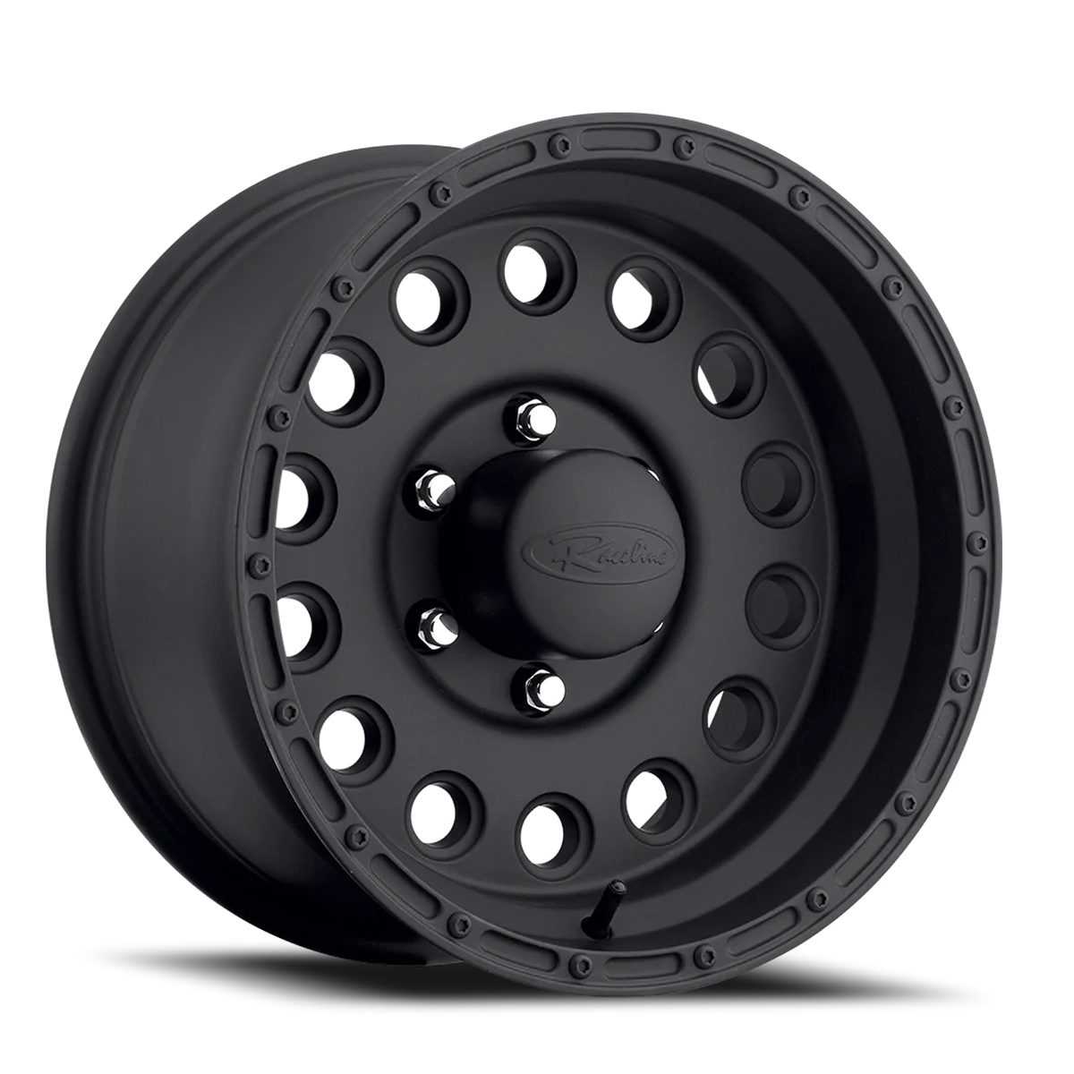 Aluminum Wheels 16x8 Rockcrusher 887B Satin Black -20 Offset 8 on 170 Bolt Pattern 130.81 Bore Raceline