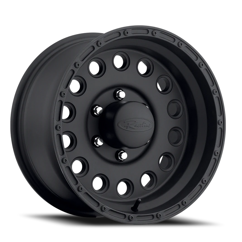 Aluminum Wheels 17x9 Rockcrusher 887B Satin Black 0 Offset 5 on 127 Bolt Pattern 83.82 Bore Raceline