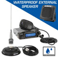 Rugged Radios Radio M1 RACE SERIES - Hi-Power Waterproof Bus Band Mobile Radio Kit w/ Ext Speaker