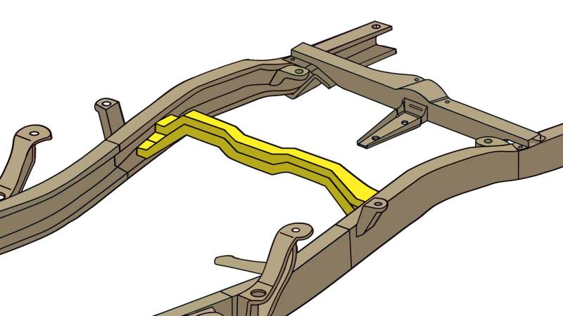 Rust Buster Fuel Tank Crossmember