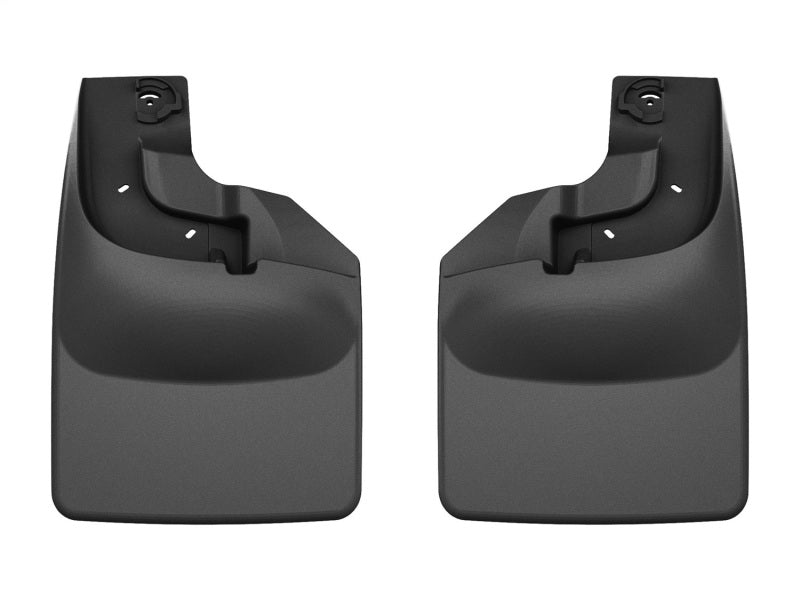 WeatherTech 2017+ Ford F250/350/450/550(Fits W/OEM Fender Flares/Lip ONLY) No Drill Mudflaps FRONT