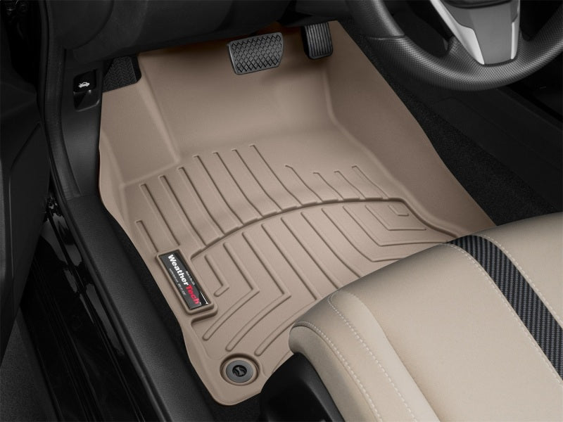 WeatherTech 2016+ Honda Civic Sedan Front FloorLiner - Tan