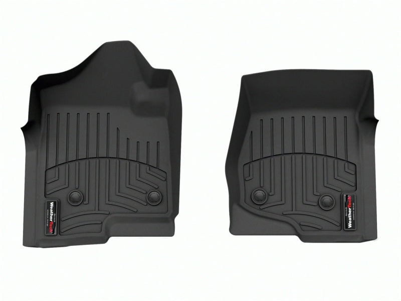 WeatherTech 08-14 Chevrolet Silverado 2500/3500 Crew/Extended Cab Vinyl Front FloorLiner - Black