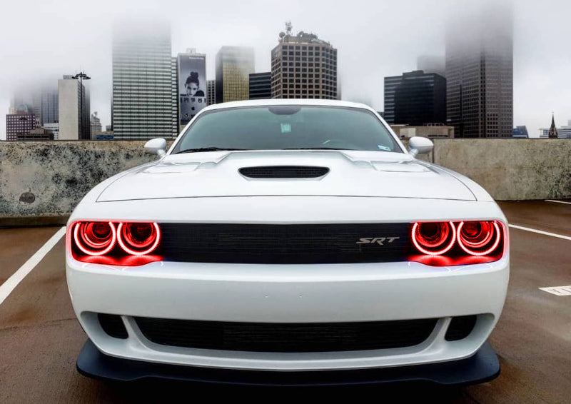Oracle 15-21 Dodge Challenger LED Waterproof Halo Kit - ColorSHIFT - BC1
