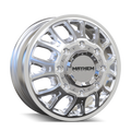 Mayhem 8107D Cogent Dually 17x6.5 8x210 BP 125mm Offset 154.2mm Bore Polished Wheel