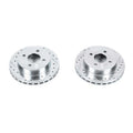 Power Stop 1993 Ford Mustang Rear Evolution Drilled & Slotted Rotors - Pair