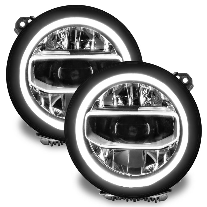 Oracle Jeep Wrangler JL/JT RGB+W Headlight DRL Kit - ColorSHIFT w/ Simple Controller