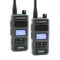 Rugged Radios GMR5-X - 5W GMRS Handheld Radio - Waterproof w/ XL Battery - 2 Pack