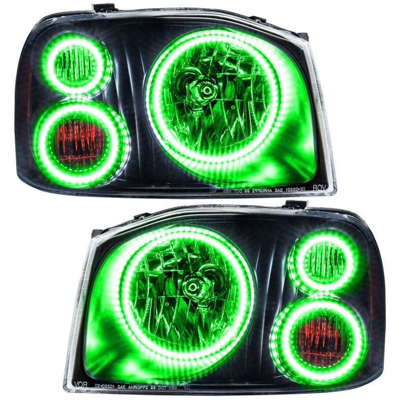 Oracle 01-04 Nissan Frontier SMD HL - Triple Halo - ColorSHIFT w/ Simple Controller