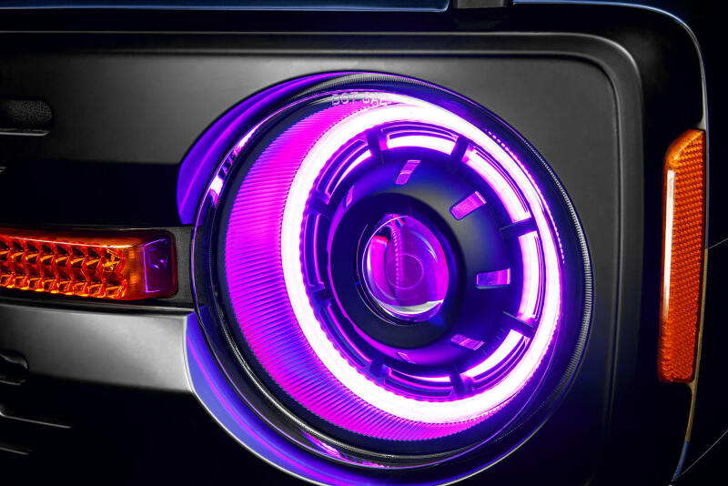 Oracle 2021+ Ford Bronco Oculus Bi-LED Projector Headlights - ColorSHIFT LED