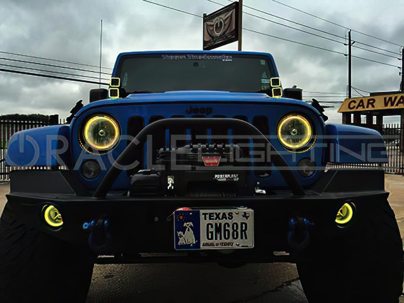 Oracle Off-Road 3in Square WP LED Halo - White