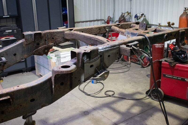 Rust Buster Forward Leaf Spring Mount Left Side