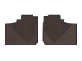 WeatherTech 2019+ Dodge Ram Truck 1500 Rear Rubber Mats - Cocoa