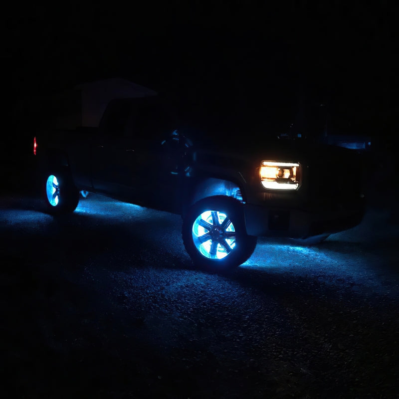 Oracle LED Illuminated Wheel Rings - Double LED - Blue
