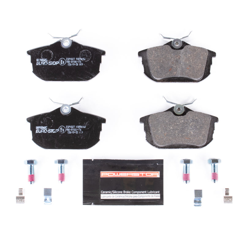 Power Stop 00-04 Volvo V40 Euro-Stop ECE-R90 Rear Brake Pads