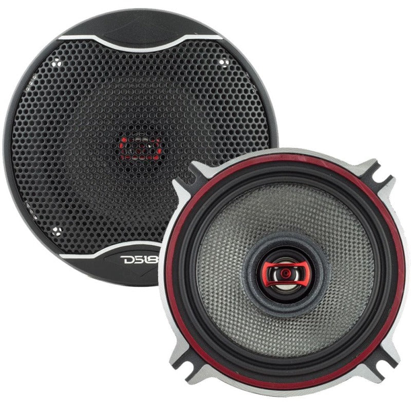 DS18 4in 60 Watts RMS 3 ohm 2-Way Coaxial Speakers And Component System w/ Fiberglass Cone
