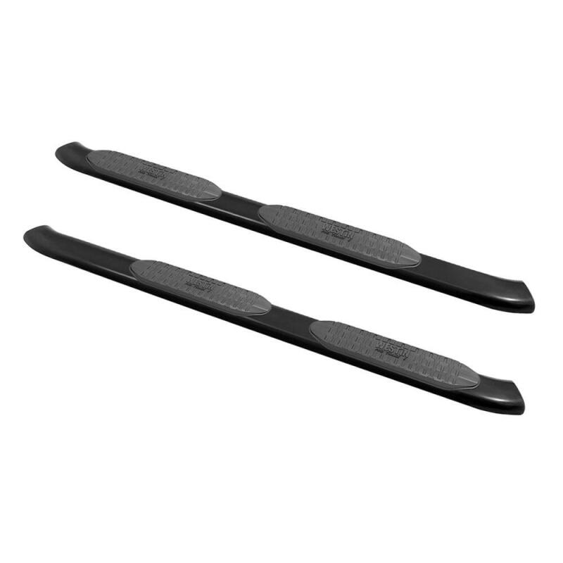 Westin 18-26 Jeep Wrangler JL Unlimited 4DR PRO TRAXX 5 Oval Nerf Step Bars - Textured Black