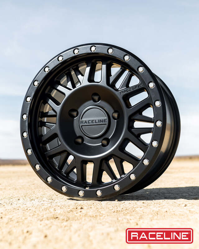 Raceline 951B Ryno 17x8.5in / 5x127 BP / 0mm Offset / 78.1mm Bore - Satin Black Wheel