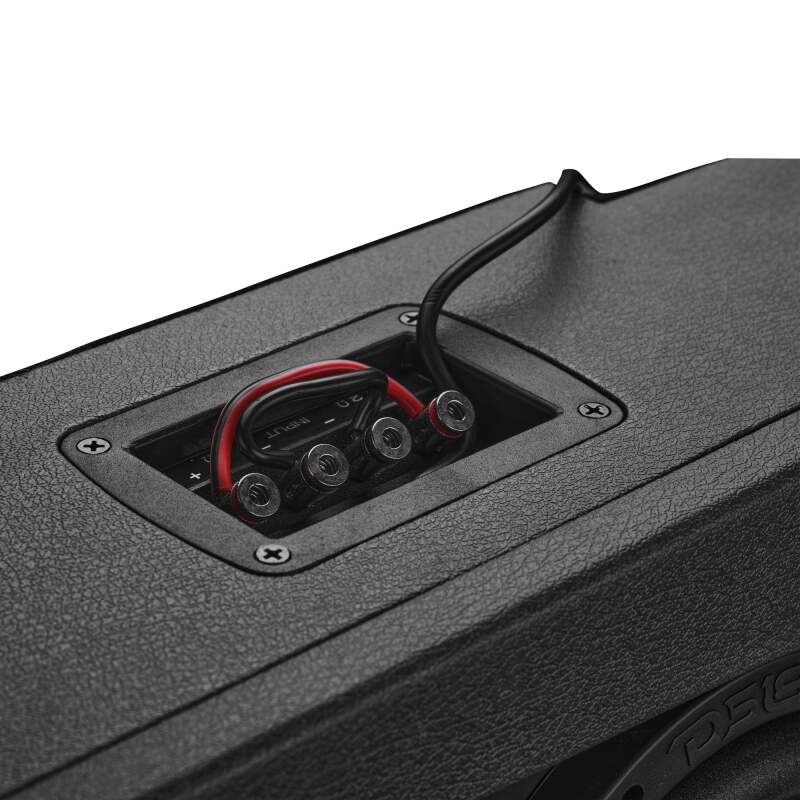 DS18 Jeep Gladiator JT 2020-UP 4 x 8in Subwoofers Included (ZR8.2D) Underseat Box Black -LED Lights